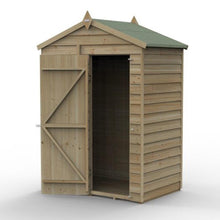 Forest 4LIFE Apex Shed 5x3 - Single Door - 2 Window