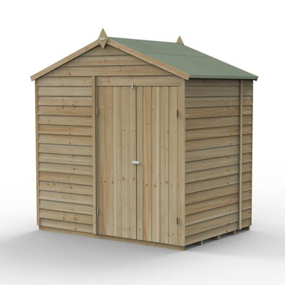 Forest 4LIFE Apex Shed 7x5 - Double Door - No Window