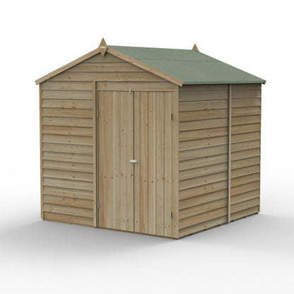 Forest 4LIFE Apex Shed 7x7 - Double Door - No Window