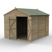 Forest 4LIFE Apex Shed 8x10 - Double Door - No Window