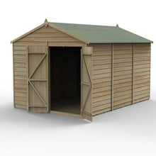 Forest 4LIFE Apex Shed 8x12 - Double Door - No Window
