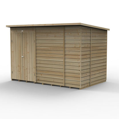 Forest 4LIFE Pent Shed 10x6 - No Windows - Double Door