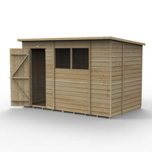 Forest 4LIFE Pent Shed 10x6 - Single Door - 2 Windows