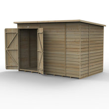 Forest 4LIFE Pent Shed 10x6 - Single Door - No Windows