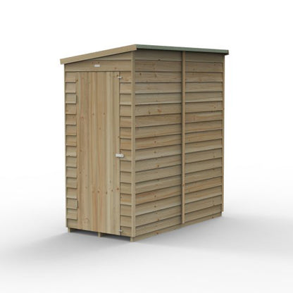 Forest 4LIFE Pent Shed 6x3 - Single Door - No Windows