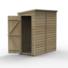 Forest 4LIFE Pent Shed 6x3 - Single Door - No Windows