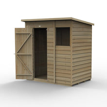 Forest 4LIFE Pent Shed 6x4 - Single Door - 1 Window
