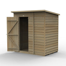 Forest 4LIFE Pent Shed 6x4 - Single Door - No Windows