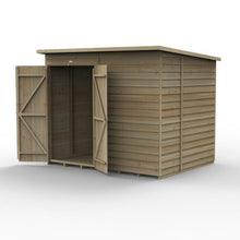 Forest 4LIFE Pent Shed 8x6 - No Windows - Double Door