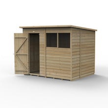 Forest 4LIFE Pent Shed 8x6 - Single Door - 2 Windows