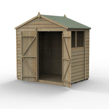 Forest 4LIFE Reverse Apex Shed 5x7 - Double Door - 2 Windows