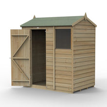 Forest 4LIFE Reverse Apex Shed 6x4 - Single Door - 1 Window