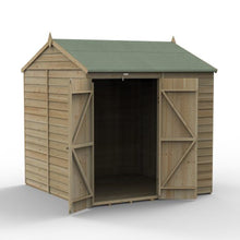 Forest 4LIFE Reverse Apex Shed 7x7 - Double Door - No Windows
