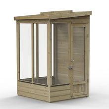 Forest 4x4ft Wallscape Lean-to Greenhouse Solid Back