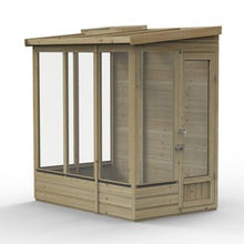 Forest 6x4ft Wallscape Lean-to Greenhouse Solid Back