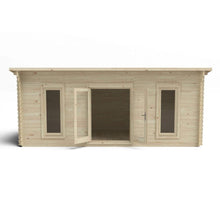 Forest Arley 6.0m x 3.0m Cabin - Pent Roof, Double Glazed with Polyester Felt