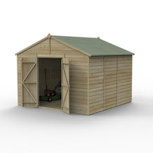 Forest Beckwood 10x10 Apex Shed - No Windows - Double Door