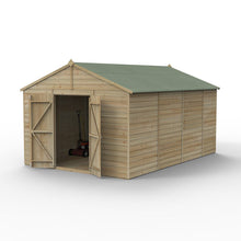 Forest Beckwood 10x15 Apex Shed - No Windows - Double Door