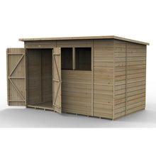 Forest Beckwood 10x6 Pent Shed - 2 Windows - Double Door