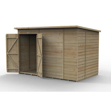 Forest Beckwood 10x6 Pent Shed - No Windows - Double Door