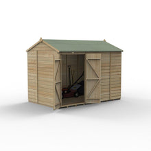 Forest Beckwood 10x6 Reverse Apex Shed - No Windows - Double Door