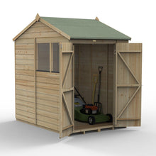 Forest Beckwood 5x7 Reverse Apex Shed - 2 Windows - Double Door