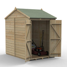 Forest Beckwood 5x7 Reverse Apex Shed - No Windows - Double Door