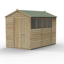 Forest Beckwood 6x10 Apex Shed - 4 Windows - Double Door