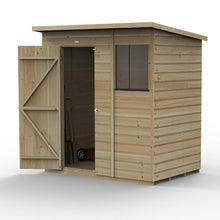 Forest Beckwood 6x4 Pent Shed - 1 Window - Double Door