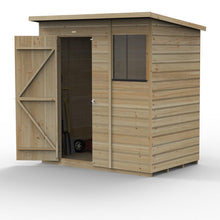 Forest Beckwood 6x4 Pent Shed - 1 Window -