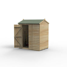 Forest Beckwood 6x4 Reverse Apex Shed - No Windows