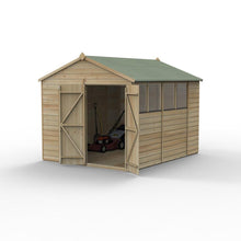 Forest Beckwood 8x10 Apex Shed - 4 Windows - Double Door