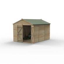 Forest Beckwood 8x12 Apex Shed - No Windows - Double Door