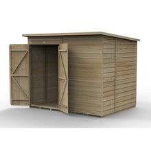 Forest Beckwood 8x6 Pent Shed - No Windows - Double Door