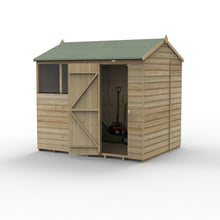 Forest Beckwood 8x6 Reverse Apex Shed - 2 Windows