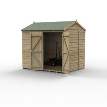 Forest Beckwood 8x6 Reverse Apex Shed - No Windows - Double Door
