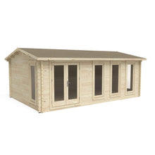 Forest Blakedown 6.0m x 4.0m Log Cabin - Apex Roof, Double Glazed Felt Shingles, plus Underlay
