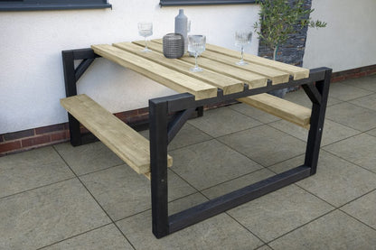 Forest Colour Block Picnic Bench