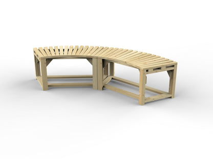 Forest Curved Firepit Benches- Pack of 2