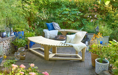 Forest Curved Firepit Benches- Pack of 2