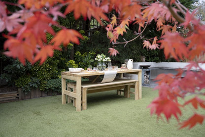 Forest Dining Table and Bench Set