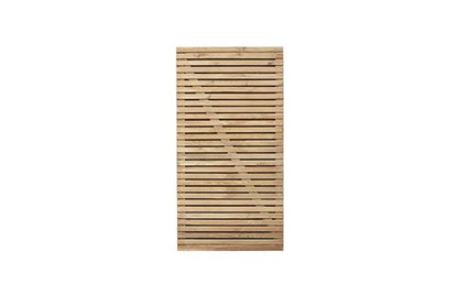 Forest Double Slatted Gate 6ft (1.83m high)