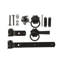 Forest Europa Gate Fixings - Black Zinc Coated