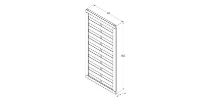 Forest Europa Plain Gate 6ft (1.80m high)