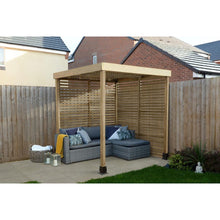 Forest Modular Pergola with 2 Side Panel Packs