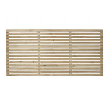 Forest Pressure Treated Contemporary Slatted Fence Panel