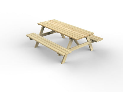 Forest Rectangular Picnic Table - Large
