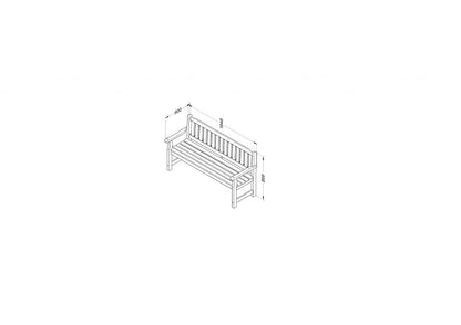 Forest Rosedene 5ft Bench