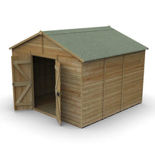 Forest Timberdale 10x10 Apex Shed - Double Door - No Windows
