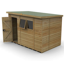 Forest Timberdale 10x6 Pent Shed - 2 Window - 1 Opening